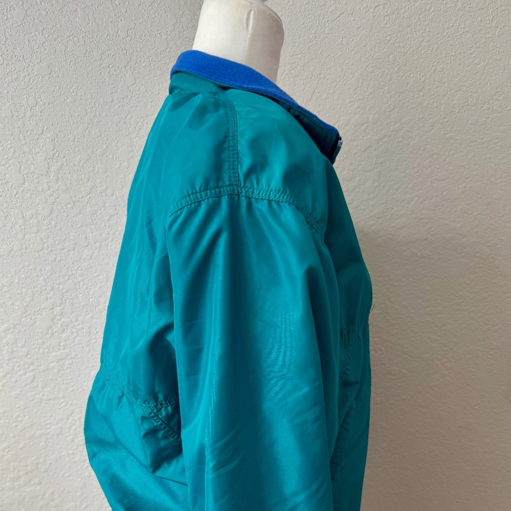 Vintage Patagonia Fleece Lined Jacket Made in USA Teal Size XS Q - Picture 3 of 8